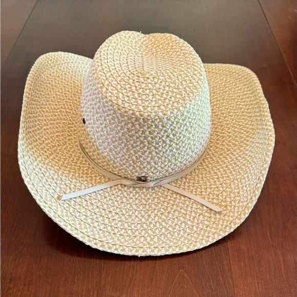 ERIC JAVITS white mix western style hat. Never worn. - Picture 6 of 10